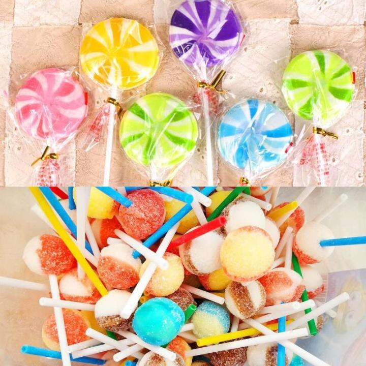 50ชิ้น-ล็อตกระดาษสี-lollipop-sticks-10x3-5ซม-15x3-5ซม-home-baking-supplies-lollipop-sticks