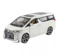 TOYOTA  ALPHARD (CHE ZHI) 1:24  (มีเสียง มีไฟ)โมเดลรถยนต์ ของเล่น ของสะสม แบบจำลองรถ (เก็บคูปองส่งฟรี หรือเก็บคูปองใช้ส่วนลดค่าจัดส่งได้ค่ะ)