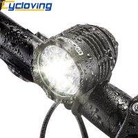 HOT★Cycloving จักรยานแสงจักรยานไฟ LED ไฟหน้าไฟหน้า 1800 ลูเมนอลูมิเนียมกันน้ำ MTB จักรยานอุปกรณ์เสริม