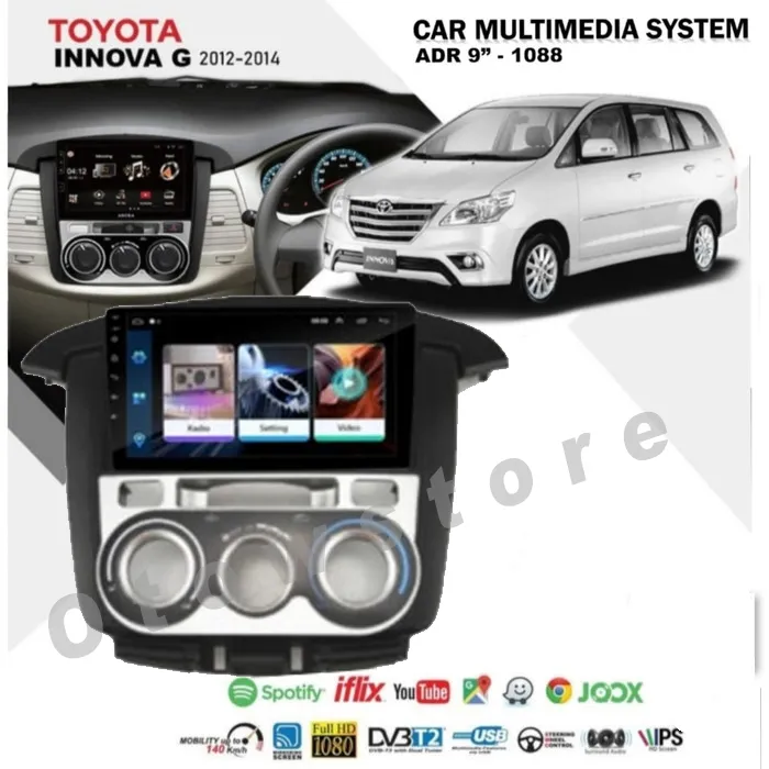 Head Unit Android Toyota Kijang Innova Lazada Indonesia