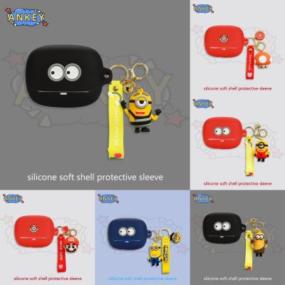 Suitable for for Baseus Bowie M2s M2 M2 E9 W3 W11 Case Bear Cartoon Earphone Silicone Case Earbuds Soft Protective Headphone Cover Headset Skin