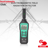 Instruments Fuyi EMF เมตรเครื่องตรวจจับรังสีแม่เหล็กไฟฟ้าครัวเรือนมือถือความแม่นยำสูงคลื่นแม่เหล็กไฟฟ้ารังสีทดสอบการตรวจสอบรังสี fy876 สีดำ