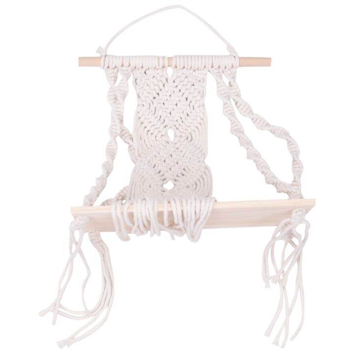 boho-macrame-wall-hanging-shelf-handmade-woven-tassel-tapestry-rack-wood-floating-storage-hanger-for-home-wall-decor