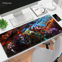 (ร้อน) DOTA2แผ่นรองเมาส์คอมพิวเตอร์ Gamer เล่นเกม M Ousepad โต๊ะขนาดใหญ่พรมล็อคขอบคอมพิวเตอร์แล็ปท็อปแป้นพิมพ์โต๊ะเสื่อ80x30 90x40