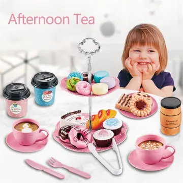 Kids Coffee Machine Toy Set Kitchen Toys Simulation Food Bread Coffee Cake  Pretend Play Shopping Cash Register Toys For Children