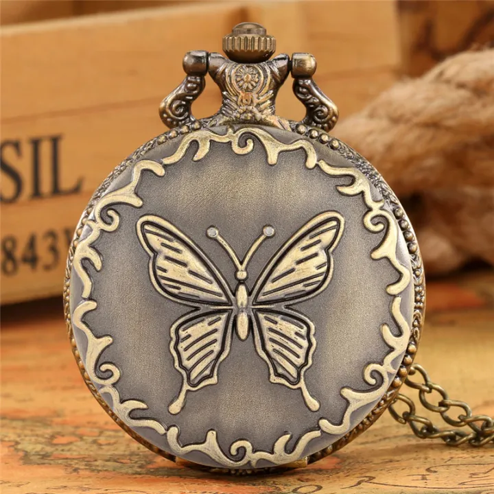 butterfly pocket watch