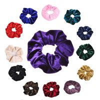 Velvet Scrunchies Hair Ties Accessories Elastic Hair Bands Hair Accessories For Girls