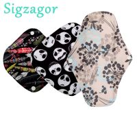 (CAES Premium)1 XS S M L Long Panty Liner Cloth Menstrual Pad Bamboo Charcoal Mama Sanitary Reusable Washable Mix Size