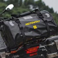 Motorcycle Waterproof Tail Bag Travel Outdoor Dry Luggage Roll Pack Bag 40/66 Motorbike Luggage Backpack Motorcycle Seat Bag