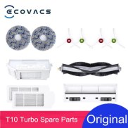 Ecovacs Deebot T10 Turbo bộ phận HEPA lọc chính Chổi cạnh miếng lau Thùng