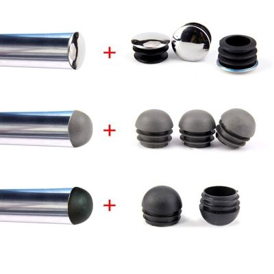【CW】 10pcs Plastic Insert plug Round pipe End Blanking Caps slip furniture chair leg dust pads floor protector
