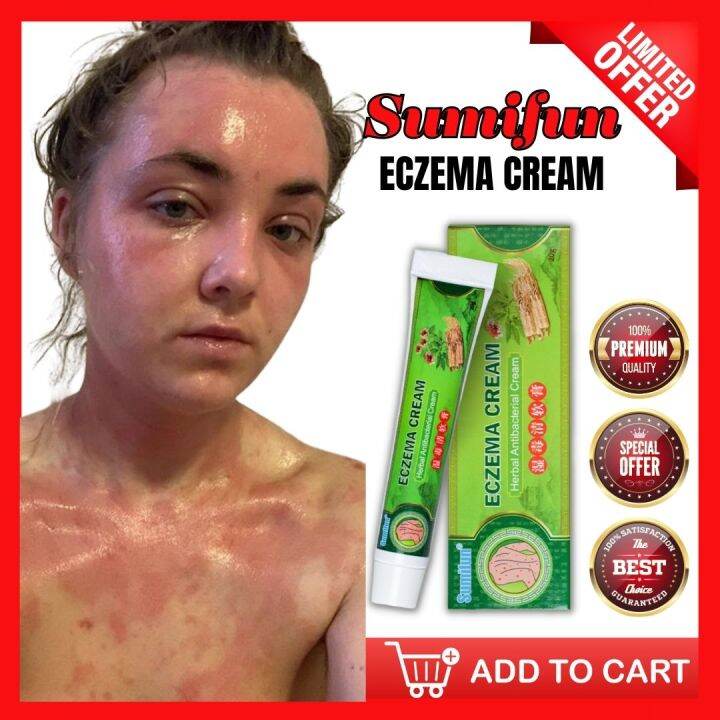 Sumifun Eczema Herbal Anti Bacterial Cream Psoriasis Skin Problems Treatment Dermatitis Cream