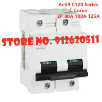 C120 2P AC เบรกเกอร์ขนาดเล็ก C Curve MCB 80A 100A 125A