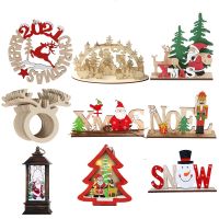 Christmas ornament wooden xmas craft Christmas decorations for home new year gift noel Santa Claus snowman decor natal