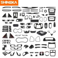 SHINEKA ชุดตกแต่งสติ๊กเกอร์ติดผนังคาร์บอนไฟเบอร์,อุปกรณ์เสริมสำหรับไครสเลอร์300C 2011-2022แต่งรถ