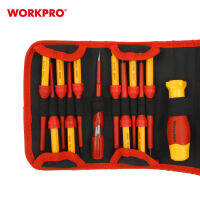 WORKPRO ชุดไขควงหุ้มฉนวนกันไฟ 12 ชิ้น WP341018