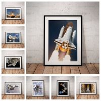 Shuttle Space Shuttle Endeavour Posters Art Print Home Decor Wall Poster for kids rooms Gift Lift Off Enthusiast Canvas Painting Wall Décor