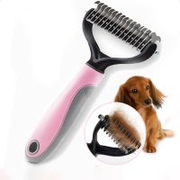 Dog Comb Pet Hair Removal Comb Cat Grooming Brush Detangler Fur Trimming Pet Grooming Tool Dog Brush For Long Hair Brushes  Combs