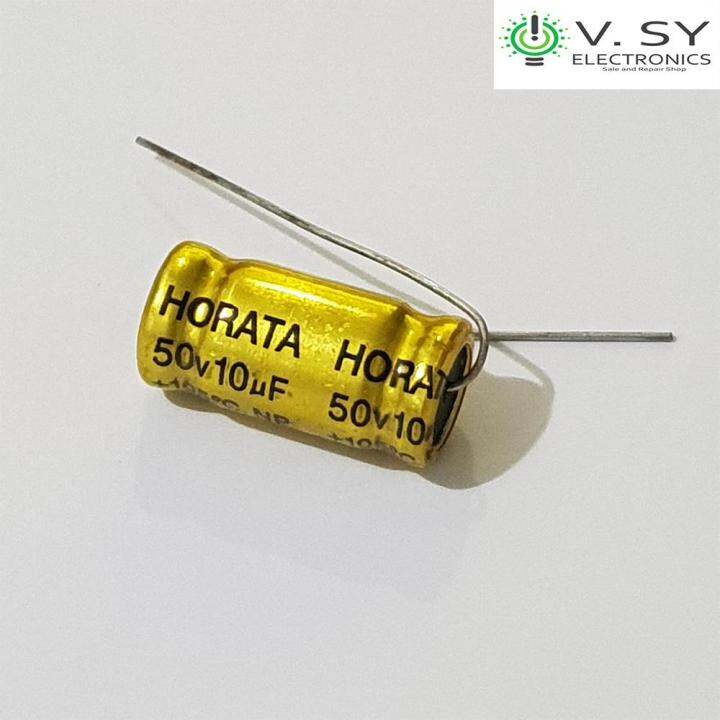 Non Polar Capacitor 10uF 50V for Videoke Midrange Speakers 10 uf 50 v Mid Range Speaker Cap Non