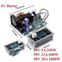 DC 50V5A 250W / 50V 12A 600W / 50V 20A 1000W โมดูลแหล่งจ่ายไฟ CNC Step-down แรงดันไฟฟ้าและมิเตอร์ปัจจุบันจอแสดงผล LCD