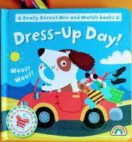 *Original* Really Decent Mix and Match Books– Dress-Up Day! Hard Cover Mix and Match Play Book for Kid / หนังสือปกแข็ง มิกซ์แอนด์แมทช์ สำหรับเด็ก