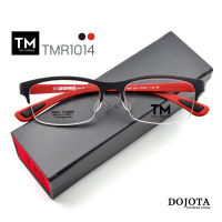 กรอบแว่นตาน้ำหนักเบา ครี่งเฟรม Toni Morgan รุ่น TMR1014 สีดำ/แดง น้ำหนัเบา