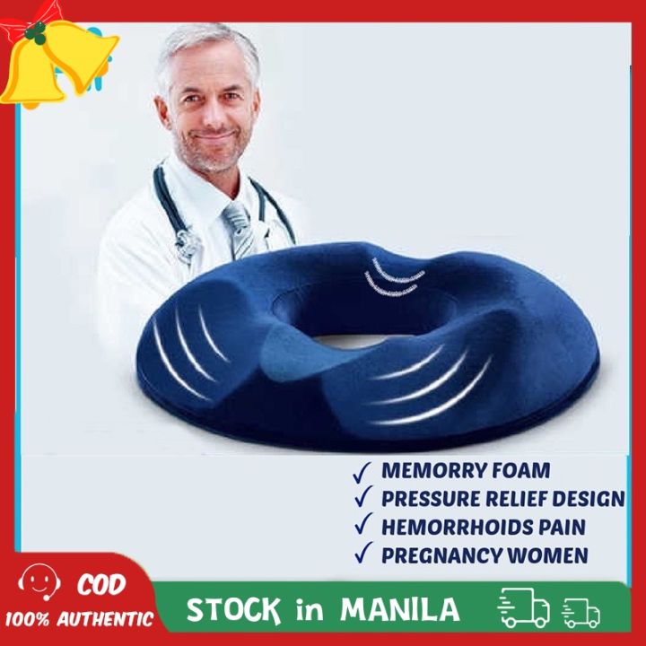 Donut Seat Cushion Orthopedic Ring Pillow For Hemorrhoid Pain, Sciatic  Nerve, Bed Sores