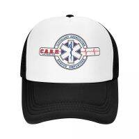 พังค์ Unisex Star Of Life Trucker Cap ผู้ใหญ่ Emt Caregiver หมวกเบสบอลปรับได้ผู้ชายผู้หญิงกันแดด