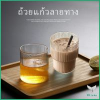 แก้วไวน์สร้างสรรค์ ถ้วยกาแฟ ถ้วยใสในครัวเรือน สปอตสินค้า แก้วลาย กระจกชั้นเดียว กระจก มีสินค้าพร้อมส่ง glass cup Eliana