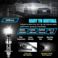 2x 6500K Conversion White Super High Low Kit Headlight LED Bulbs