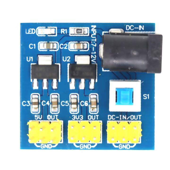 wireless-dc-dc-12v-ถึง3-3v-5v-buck-step-down-โมดูลจ่ายไฟสำหรับ-arduino-100-ยี่ห้อและ