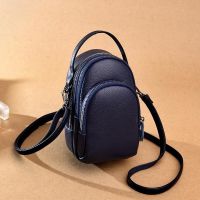 Genuine Leather Real Cowhide Womens Casual Fashion Phone Bag Women Messenger Bag Small Shoulder Bag Crossbody Bags for Women New✳