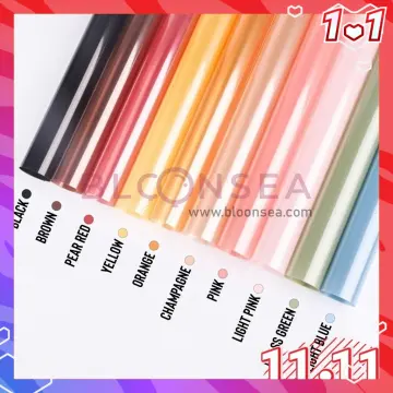 Plastic Jelly Flower Wrapping Papers (20 pcs Per Bag)
