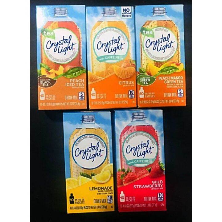 Crystal Light Sugar-Free Juice Drink Mix (10 On-the-Go Packets) 10 ct ...