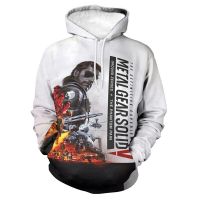 Mgs-Sudadera con capucha de manga larga para hombre y mujer, ropa de calle con estampado sólido de Metal, estilo militar, otoño