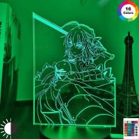 【hot】۩◐  Anime Led Night Lamp Desk Stay for Bedroom Birthday Manga Altria Pendragon