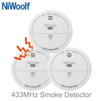 433MHz Smoke Detector Sound Alarm Wireless Fire Sensor 3 Pieces For Our Smart Home Security Alarm System Household Security Systems