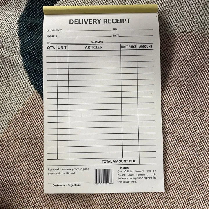 Herschel Home COD J T EXPRESS Delivery Receipt DR Resibo 50 sets per