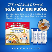 BỘT UỐNG GIẢM HẤP THỤ ĐƯỜNG VÀ CHẤT BÉ0 SAU ĂN - THE WISE MAN S DINNING