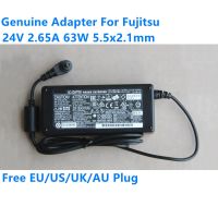 2ปีของแท้24V 2.65A SEF80N3 24.0 SED80N3 24.0 SED80N2 24.0แหล่งจ่ายไฟ AC Adapter สำหรับ FUJITSU PFU LIMITED Fi6125 Fi6130 Charger