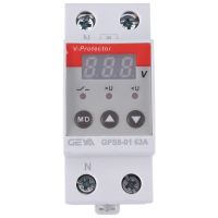 GEYA GPS8 Din Rail Over Current Protector Over Voltage Under Voltage Protective Device 63A