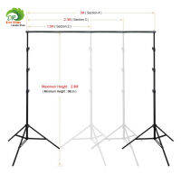 2.8 x 3m Adjustable Photography Background Support System Backdrop Stand Crossbar Kit Set for Muslin Backdrop 2.8 x 3 เมตรปรับพื้นหลังการถ่ายภาพระบบสนับสนุนฉากหลังยืนคานชุดชุดสำหรับมัสลินฉากหลัง