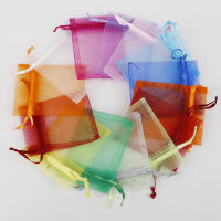 10ชิ้น20x30เซนติเมตรที่มีสีสัน Organza กระเป๋า T Ulle ถุง Drawstring เครื่องประดับบรรจุภัณฑ์ถุงแสดงงานแต่งงานของขวัญการจัดเก็บถุงขนม