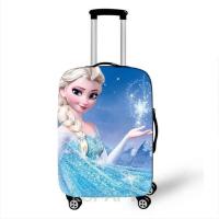 Disney Frozen Elsa Print Luggage Cover Elastic Suitcase Cover For Princess Travelling Anti-dust Trolley Cases Covers