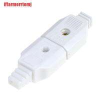 (Iffarmerrtomj) Adapter Socket Power Ac Elektrik Male Female 2 Pin Flat