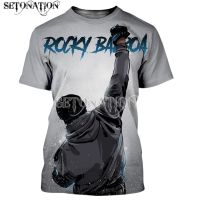 Rocky balboa men/women New fashion cool 3D printed t-shirts casual style tshirt streetwear tops