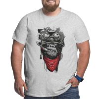 Monkey Design Mens Oversized T-Shirts Good Quality Cotton Tops Tee Short Sleeve T Shirts Big Tall Man Summer Clothing