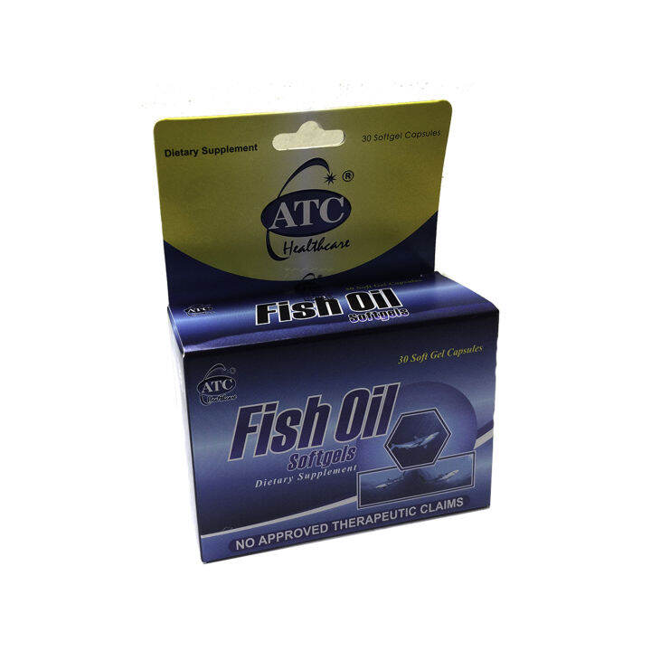 Atc Fish Oil 1000mg Dietary Supplement Box Of 30s Lazada Ph