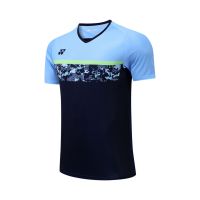 New Badminton Jersey  22434  Sports Jersey Competition Training Short-sleeve Jersey Breathable Quick Dry Jersey Only Shirts