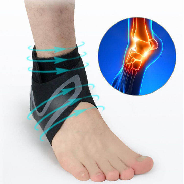 ankle-braces-elastic-orthosis-ankle-fixing-supporter-sport-protector-foot-cuffs-flat-support-football-gym-shin-guards-equipment